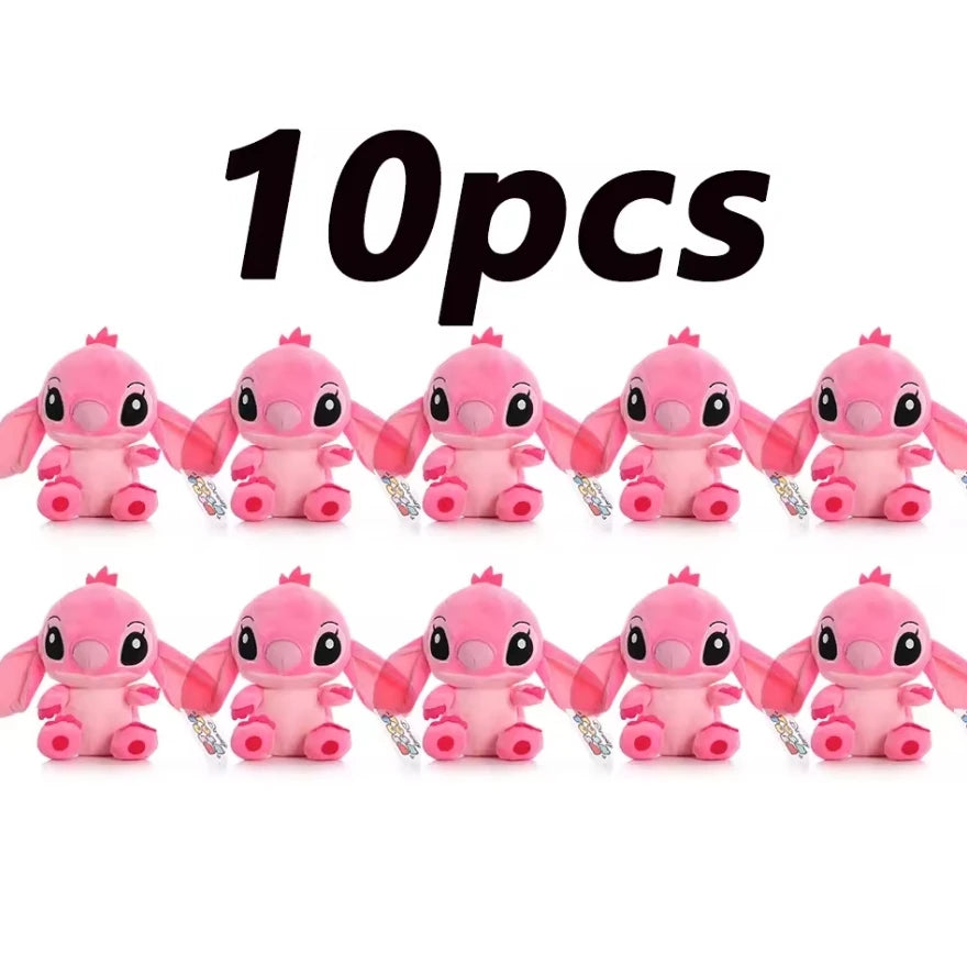 12cm 20cm 25cm Stitch Stuffed Plush Models Cartoon Dolls Anime Toys