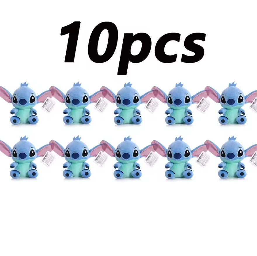 12cm 20cm 25cm Stitch Stuffed Plush Models Cartoon Dolls Anime Toys