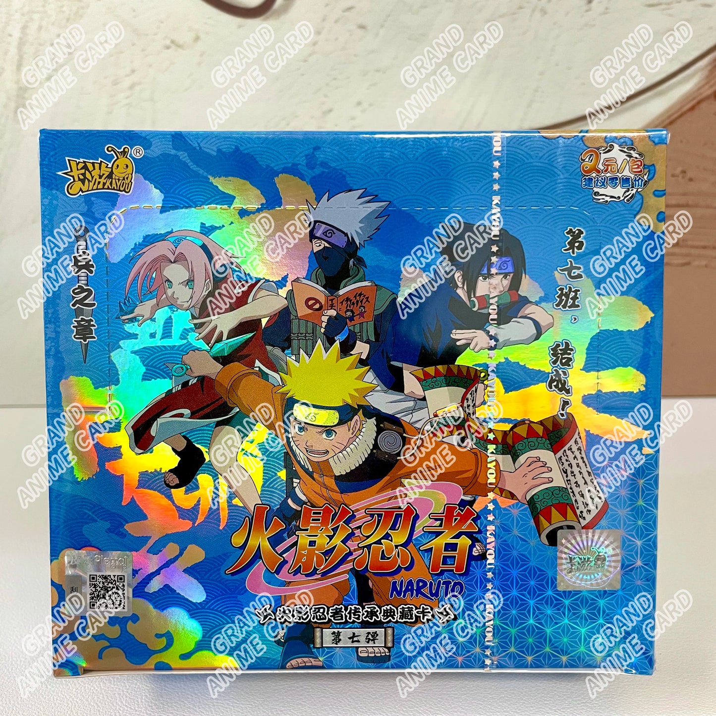 KAYOU Genuine Naruto Cards T2W9 T2W8 Booster Box Anime TCG Rare Ninja World Fight Chapter Collection
