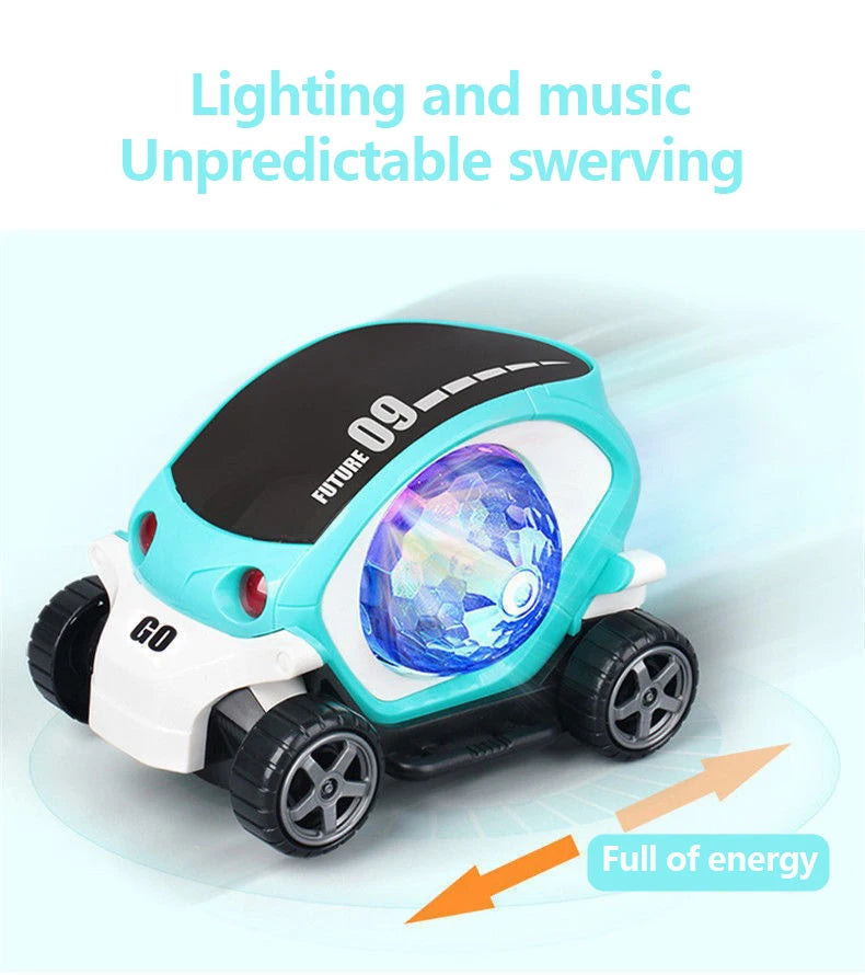 Car Toys Music Lighting Automatic Obstacle Avoidance Electronic Car