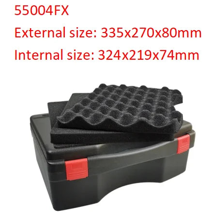 Multifunctional Hardware ToolBox Portable Plastic Instrument Case Notebook Protective Storage Box Outdoor Equipment Tool Case