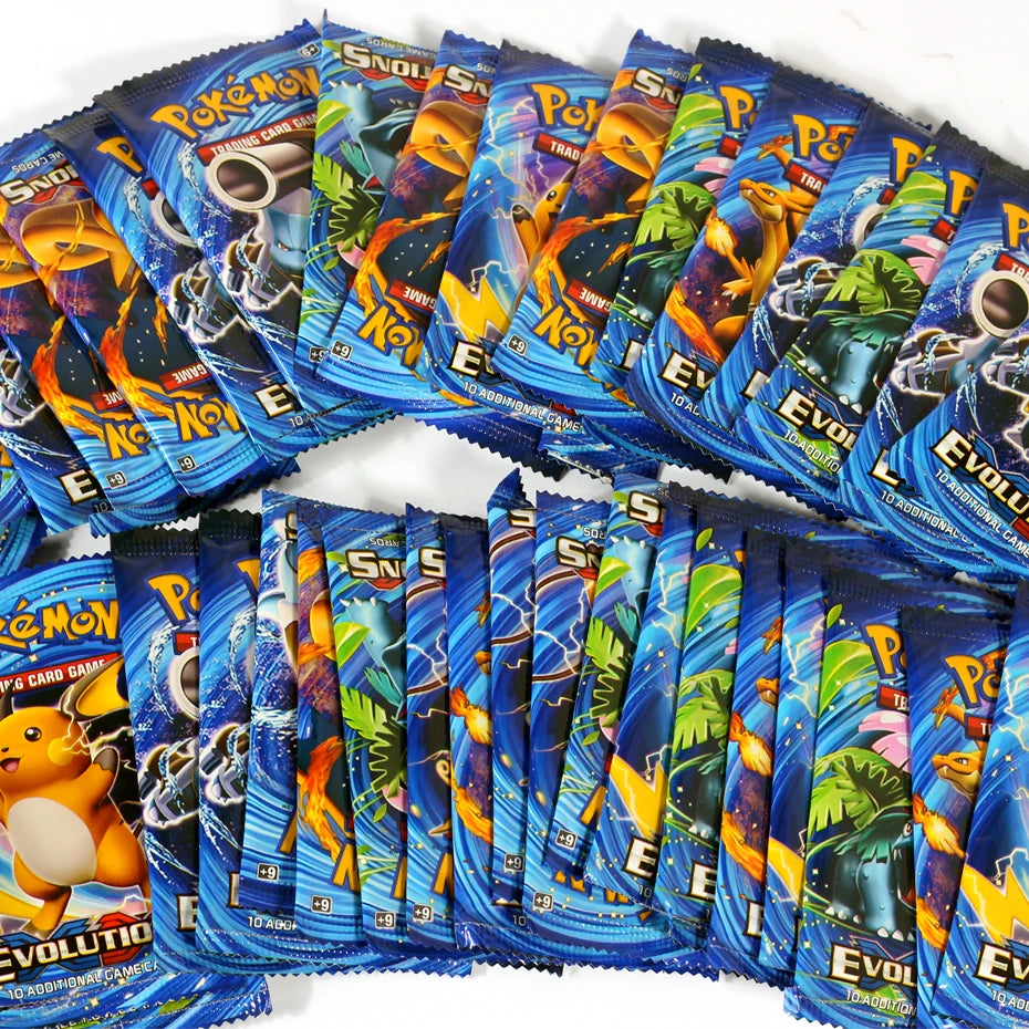 Latest 324Pcs Pokemon Cards Sun & Moon XY Evolutions Pokemon Booster Box Collectible