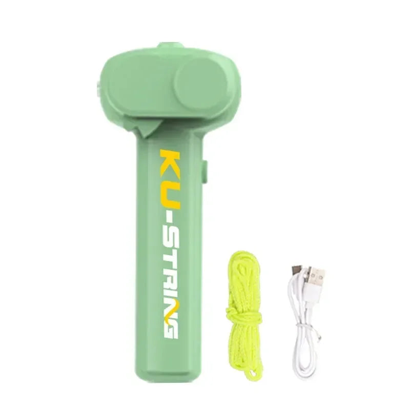 Light Toy String Glow In The Dark String Rope Launcher Luminous Portable Handheld String Stress Relief Toys For Kids