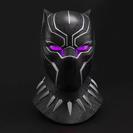 Black Panther Helmet 1:1 Wearable - Avengers Cosplay Mask, Wakanda Forever Superhero Series Collectible Model