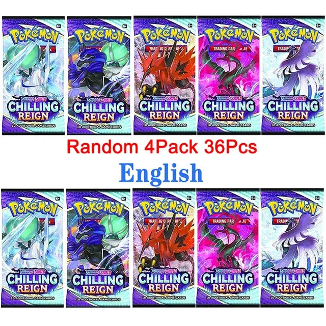 4 Pack Pokemon Cards 151 Team up Sun & Moon Thunder English Trading Card Collectible