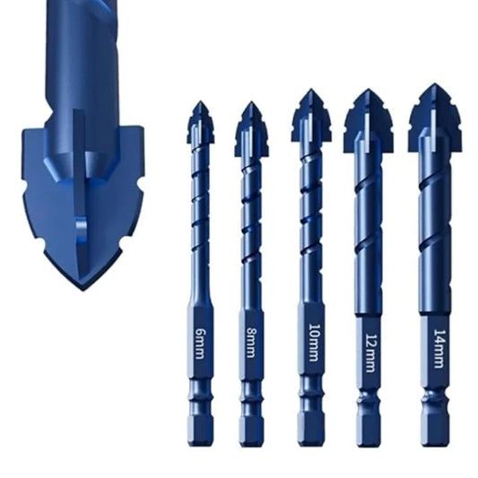 High Hardness Eccentric Drill Precision Drilling 6/8/10/12/14mm Glass Tile Ceramic Punching Rock Slab Drill Bit