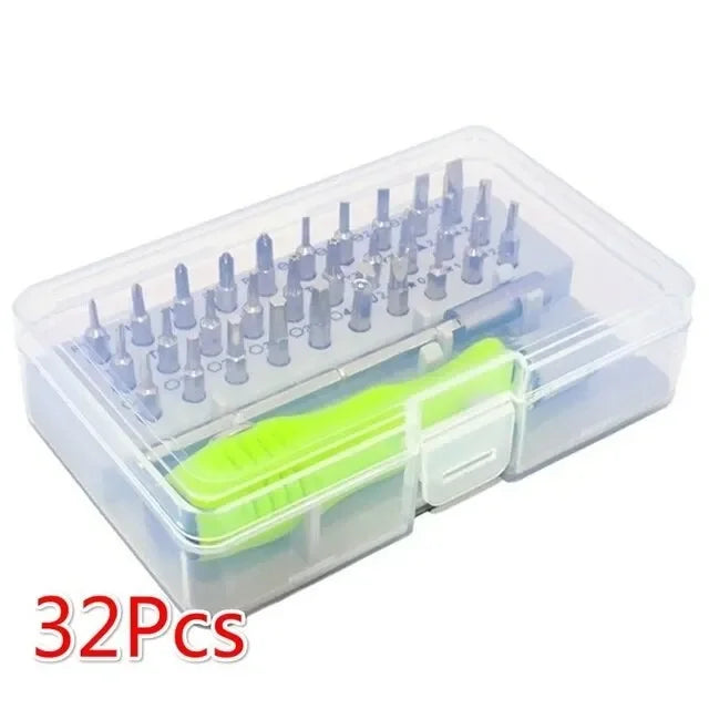 Multifunctional tool screwdriver set 32 in 1 screwdriver machine electronic product maintenance and disassembly tool set