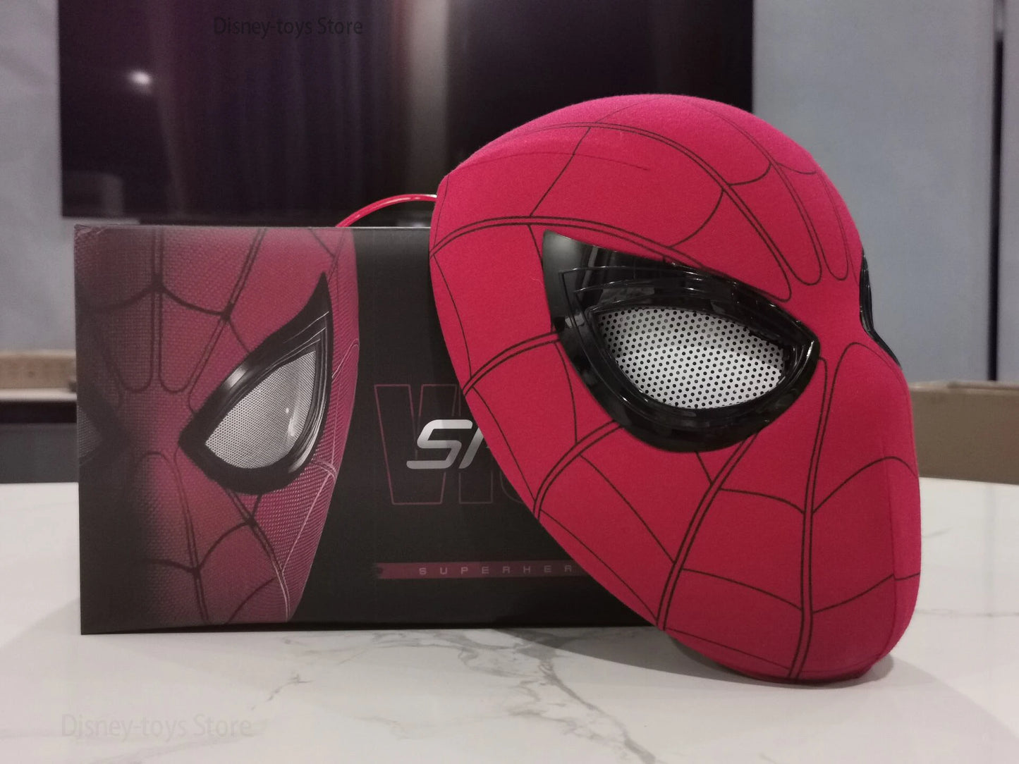 New Spider-man: No Way Home Spider Man Mask Luxury Helmet Rechargeable Remote Eyes Movable Mask