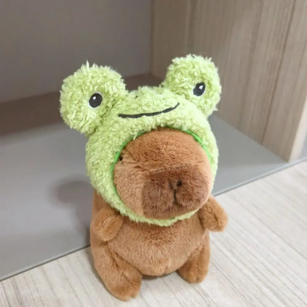 Cute Capybara Plush Toy Hoodie with Wings Simulation Doll Small Size Stuffed Animals