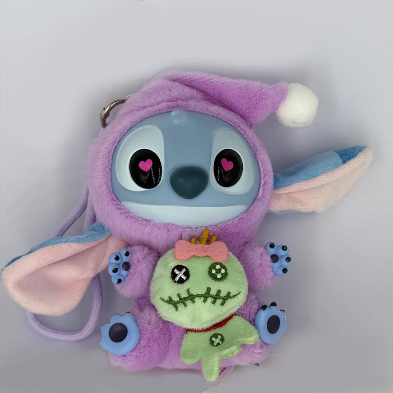 Mystery Disney New Stitch Eat Some Thing Before Sleep Series Vinyl Blind Box Bag Pendant Cute Plush Doll