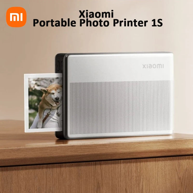 Xiaomi Portable Photo Printer 1S Bluetooth Thermal Print ZINK Inkless Technology Wireless