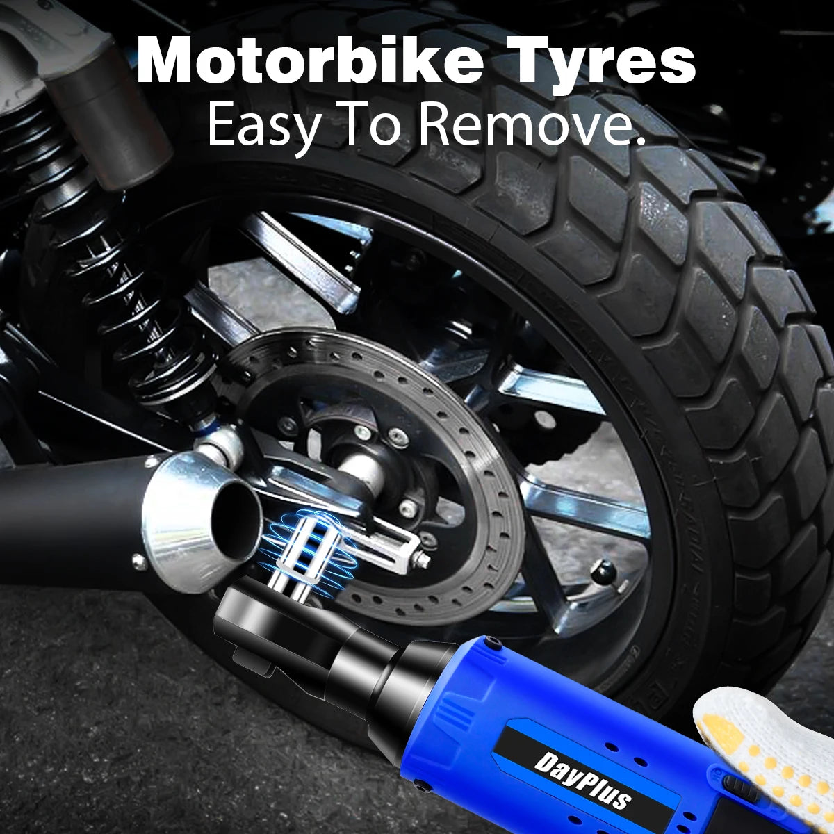 Cordless Ratchet Wrench Set,3/8"300 RPM 12V Power Electric Ratchet Driver with 7 Sockets,Two 1500mAh Li-Ion Batteries