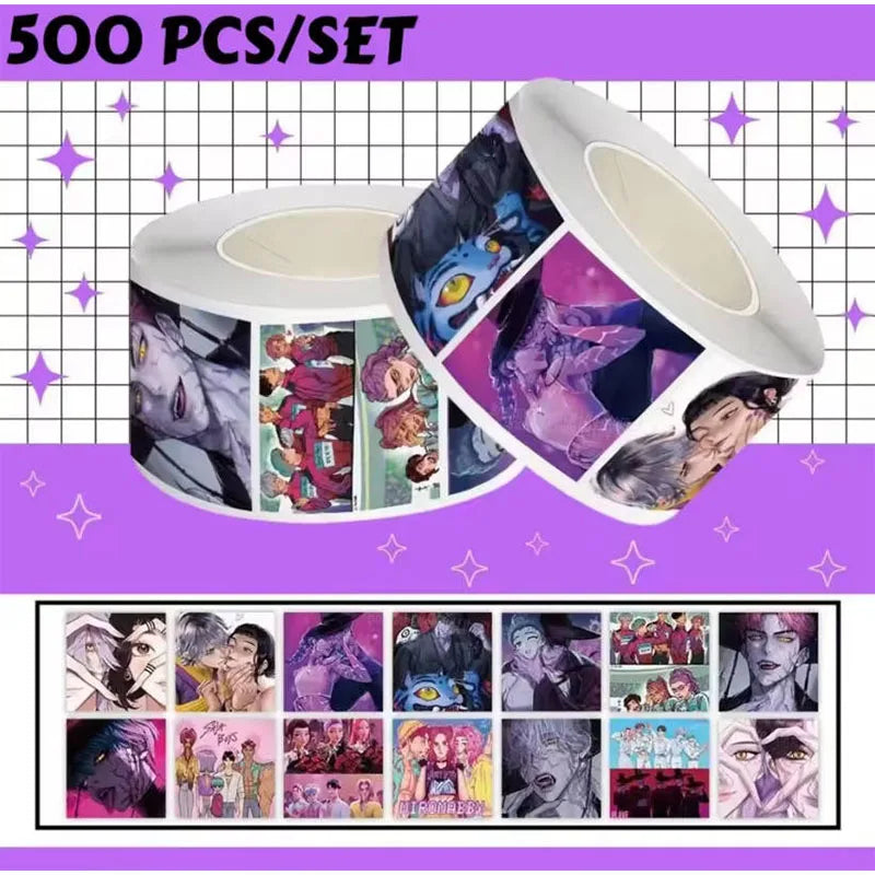 Kpop Demon Hunter Birthday Gift Bag Paper Box Party Favors Goodie Filler Candy Box Storage Party Supplies
