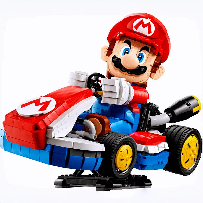 2025 Disney Mario Bros 1972pcs Standard Kart Classic Game Racing Building Blocks
