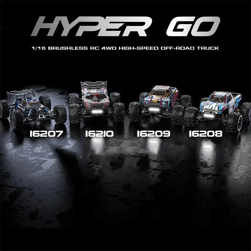 Hyper Go MJX 4WD RC Car 70KM/H Brushless  RC Racing Car Remote Control Cars Off-Road Truck Toys