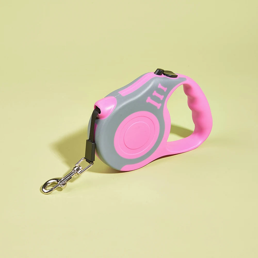3m/5m Dog Leash Strong Nylon Puppy Lead For Small Medium Large Dogs Cats Automatic Retractable Durable Yorkshire Pet Supplies
