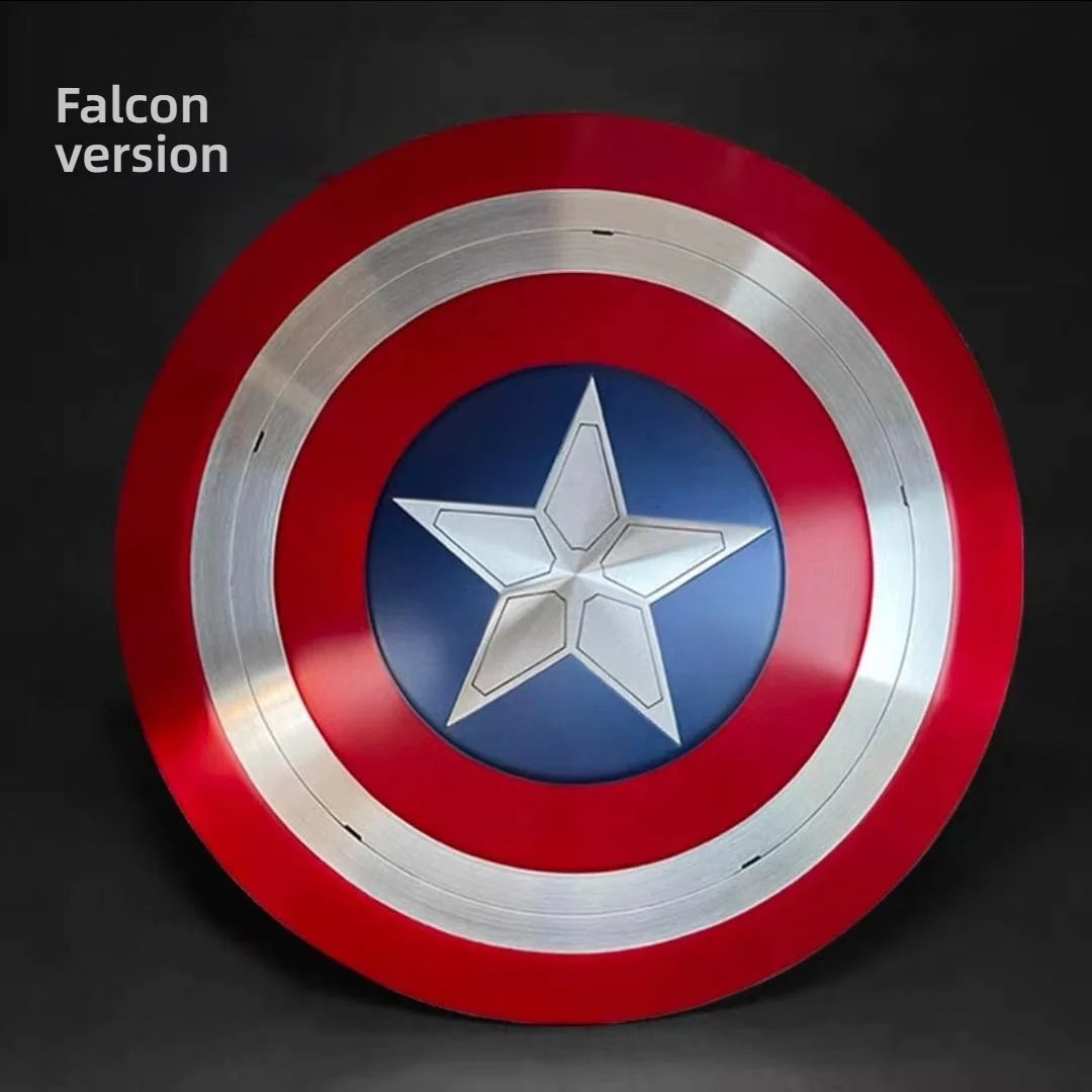 Cattoys Marvel Captain America 1:1 Full-Metal Vibranium Shield Model Shield - Cosplay & Party Prop, Collectible Model