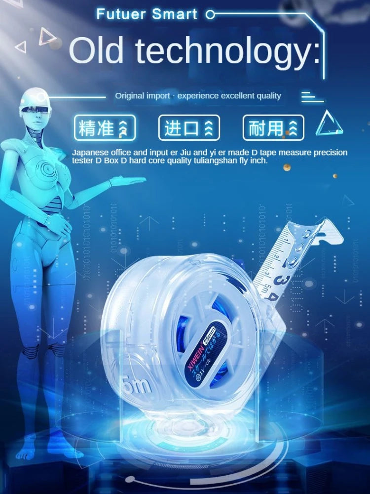 3M/5M/7.5M/10M Stainless Steel Tape Measure From Japan