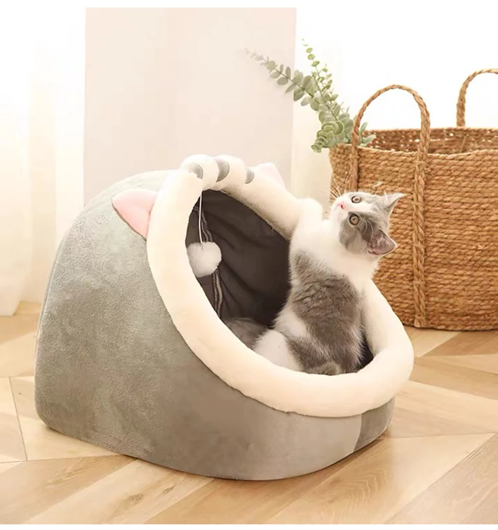 Deep Sleep Cat Bed Foldable Washable Bed for Small Dog Cats