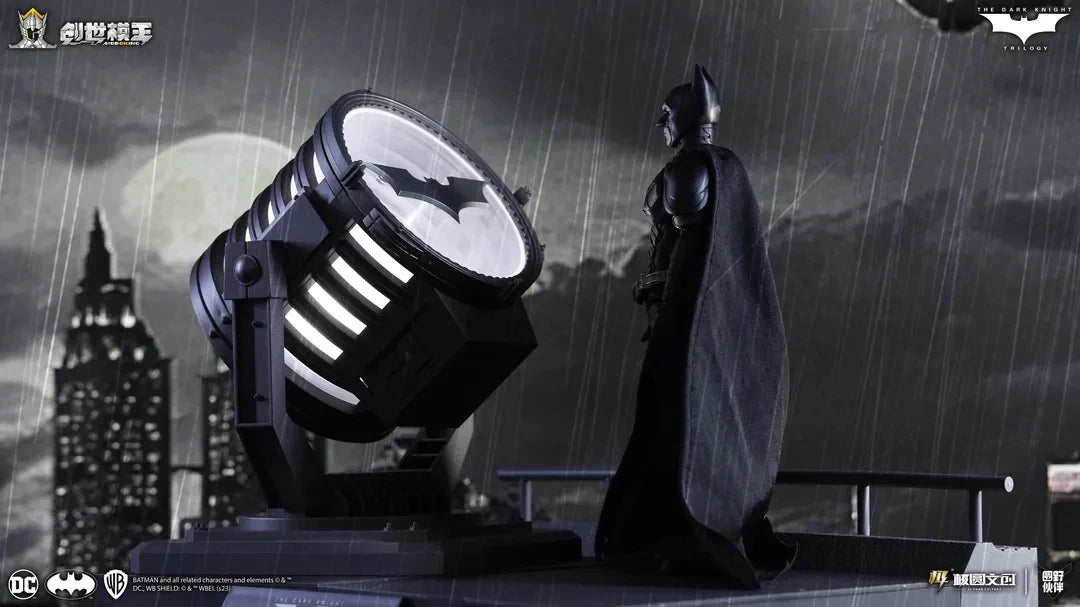 The Batman Bat-Signal DARK KNIGHT TRILOGY DC 1:12 Deluxe Edition Action Figure Justice League Model Toys Gift