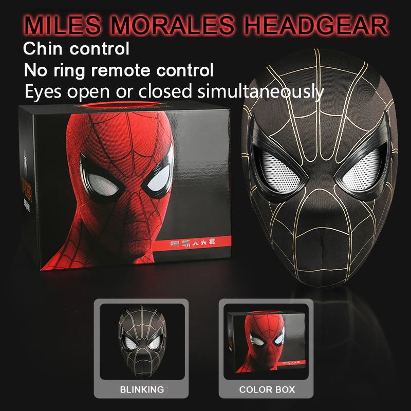 New Spider-man: No Way Home Spider Man Mask Luxury Helmet Rechargeable Remote Eyes Movable Mask