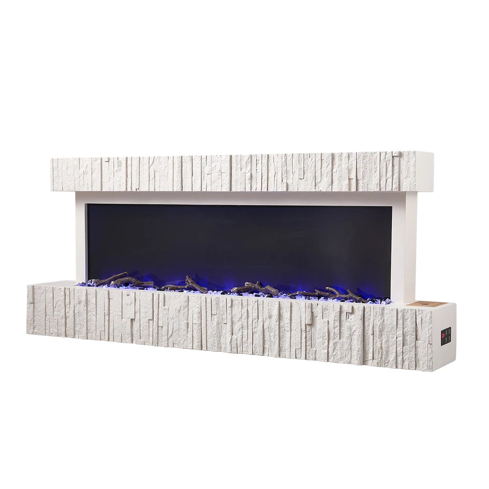 Wall Mounted Electric Fireplace with Remote Control Home Decoration for Living Room