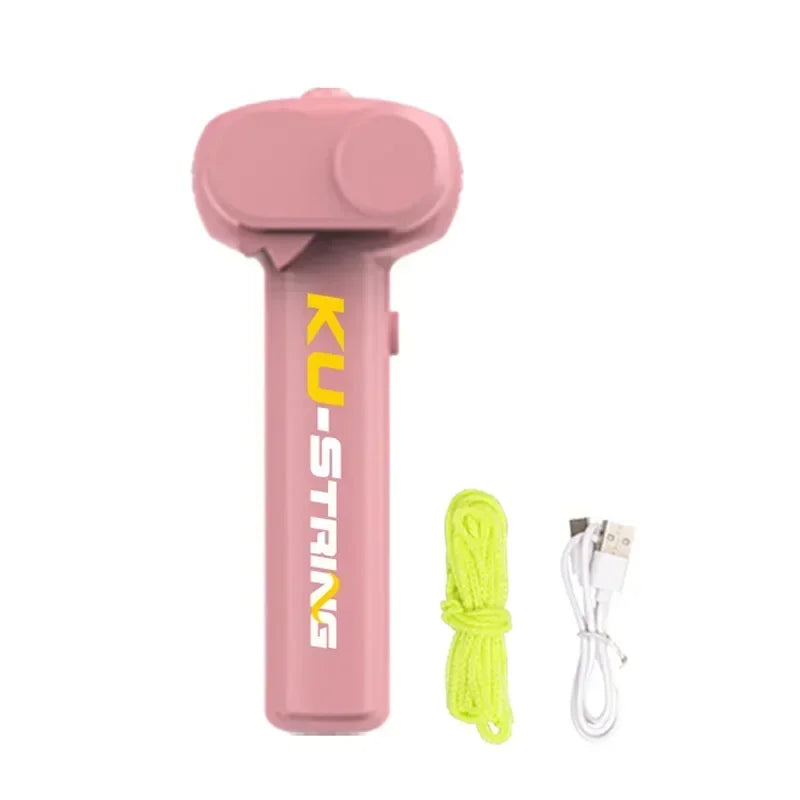 Light Toy String Glow In The Dark String Rope Launcher Luminous Portable Handheld String Stress Relief Toys For Kids
