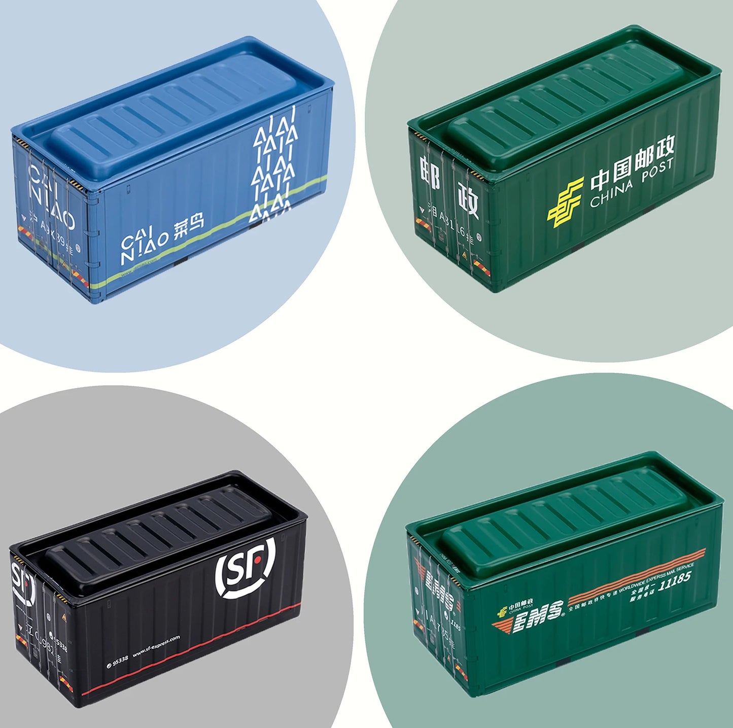 Mini Iron Storage Box Creative Decoration Desktop Model