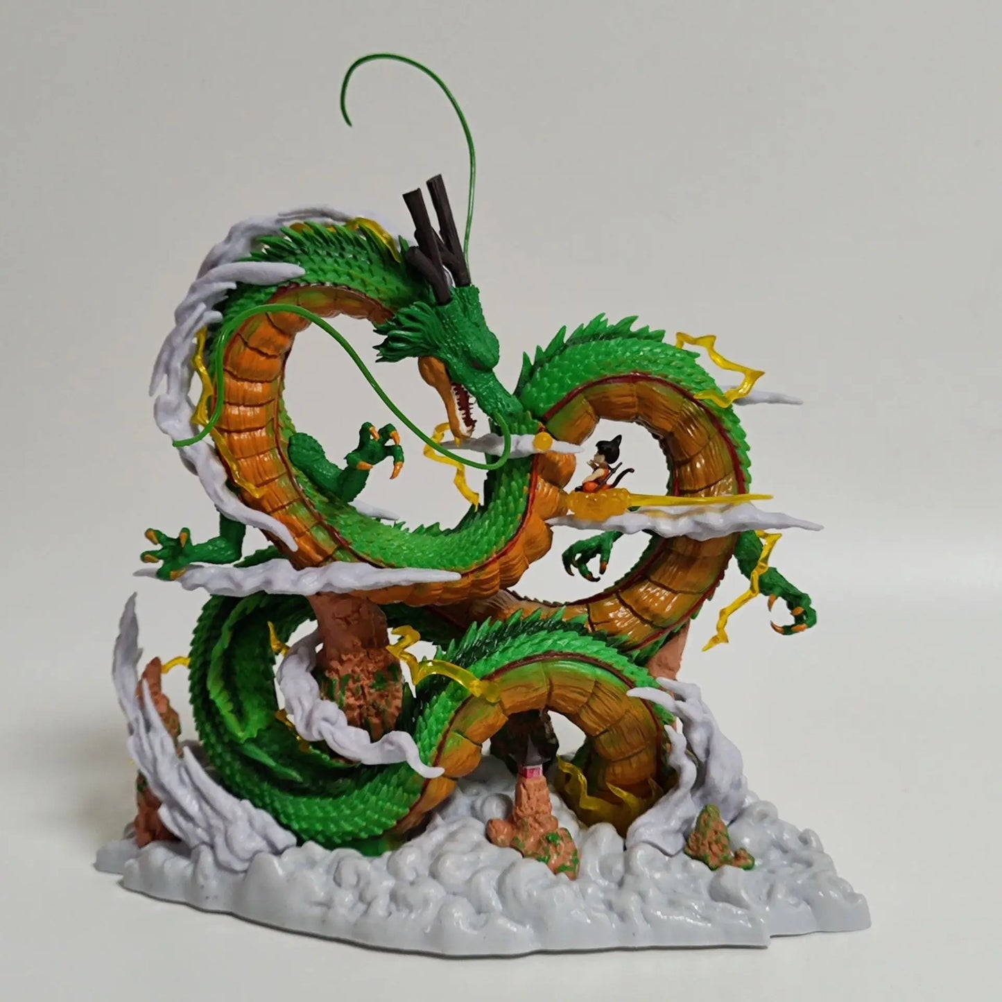 24cm Dragon Ball Anime Figure Shenron Figure Goku And Shenron Figurine Model Pvc Doll Collection Toy