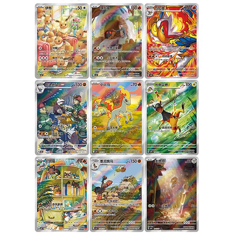 Original Pokemon Gempack Cards Vol.4 Vol.3 Vol.2 Vol.1 Trading PTCG Bag Card Gift