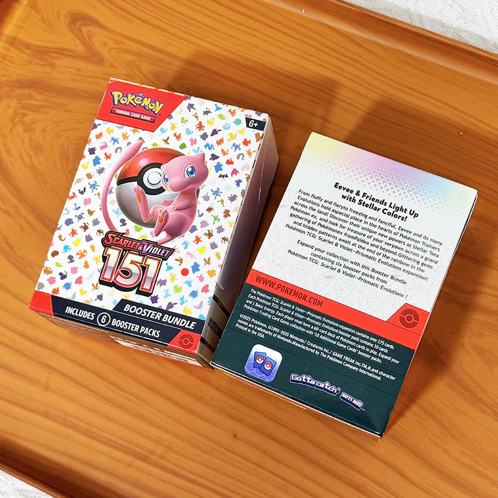 Pokemon Card Prismatic Evolutions Scarlet Violet 151 Booster Pack V10 Destined Rivals Bundle Trading Card