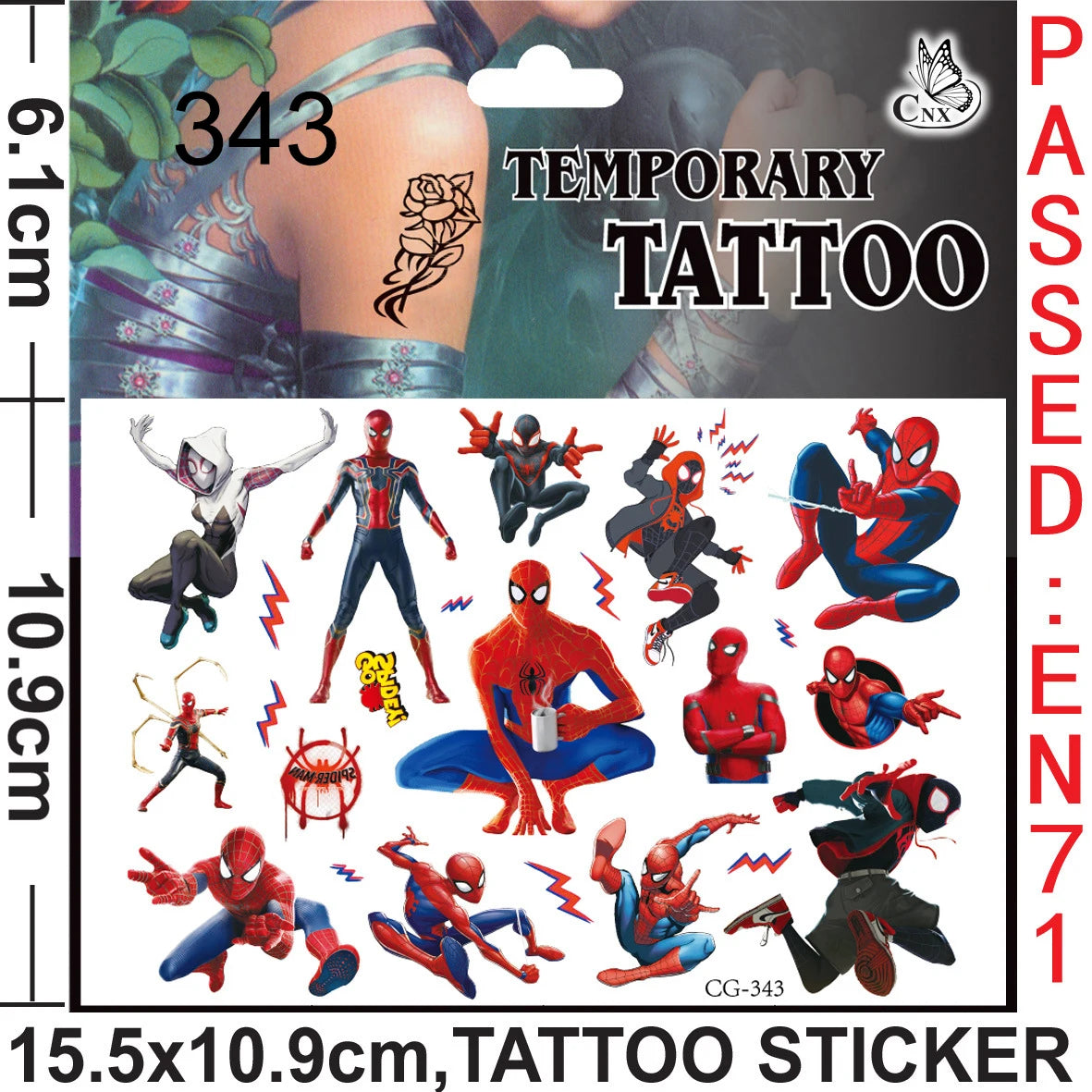 Disney Spiderman Party Kids Favor Toys includes Slap Bracelets Tattoo Stickers Blowouts Gifts Bags Set for Party Decorations