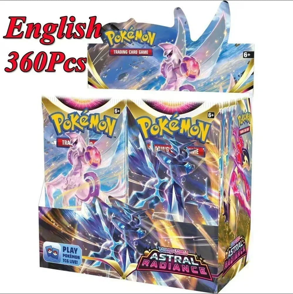 360Pcs Pokemoned Destined Rivals Prismatic Evolutions Card Stellar Crown 151 Ultra Prism English Booster Battle