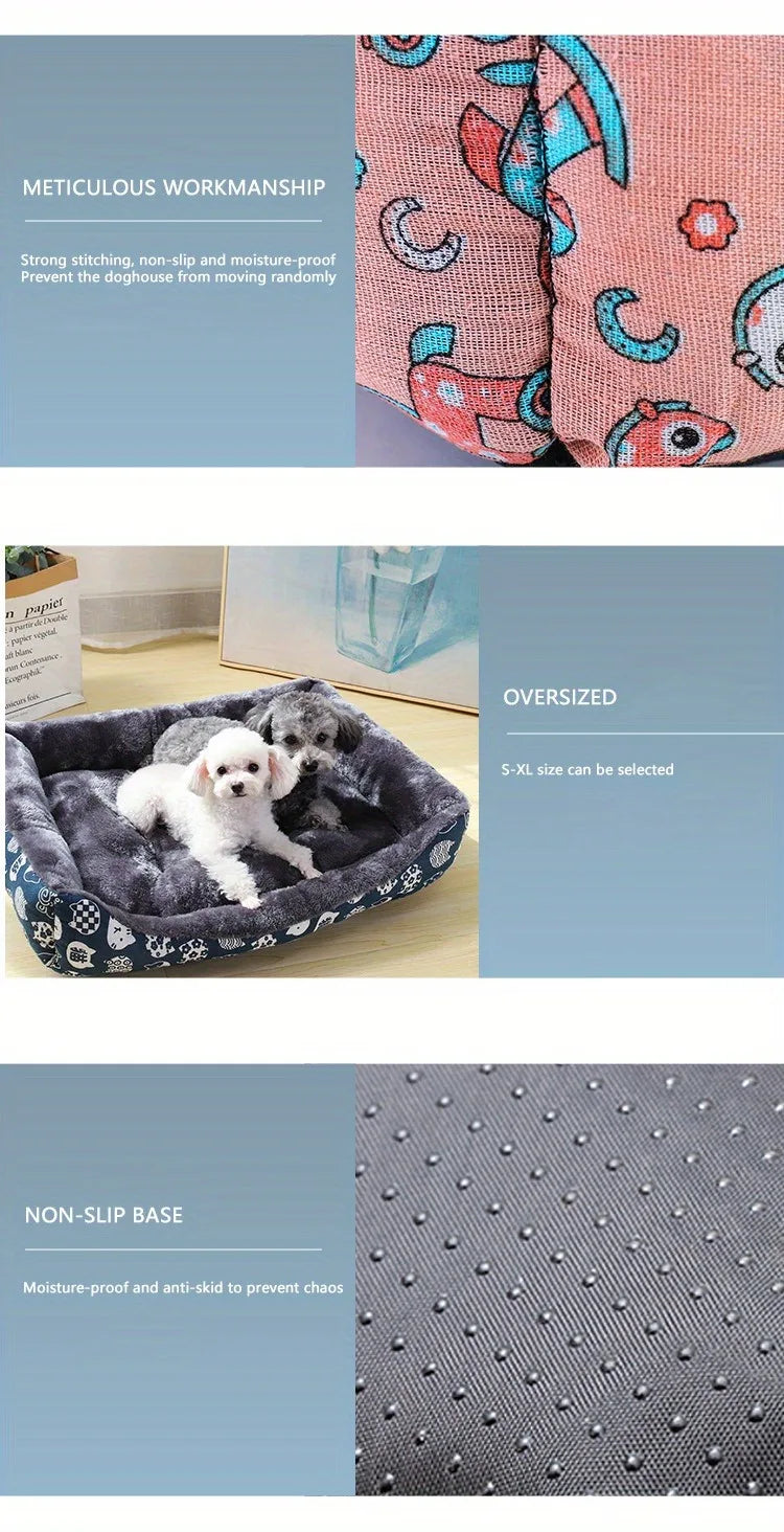 Pet Dog Bed Sofa Mats Coussin Chien Accessories Dogs Basket Supplies For Large Medium Small