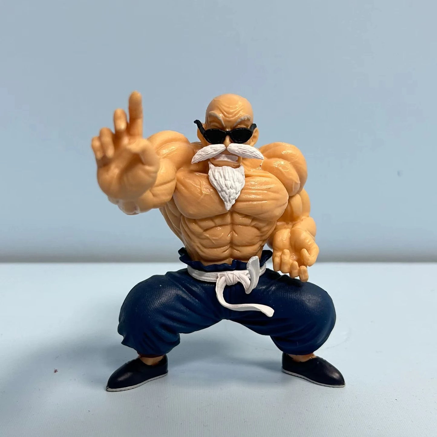 10cm Anime Dragon Ball figure GK Muscle Master Roshi Goku Kame Sennin Figurine PVC Action Figure Model Children Toys