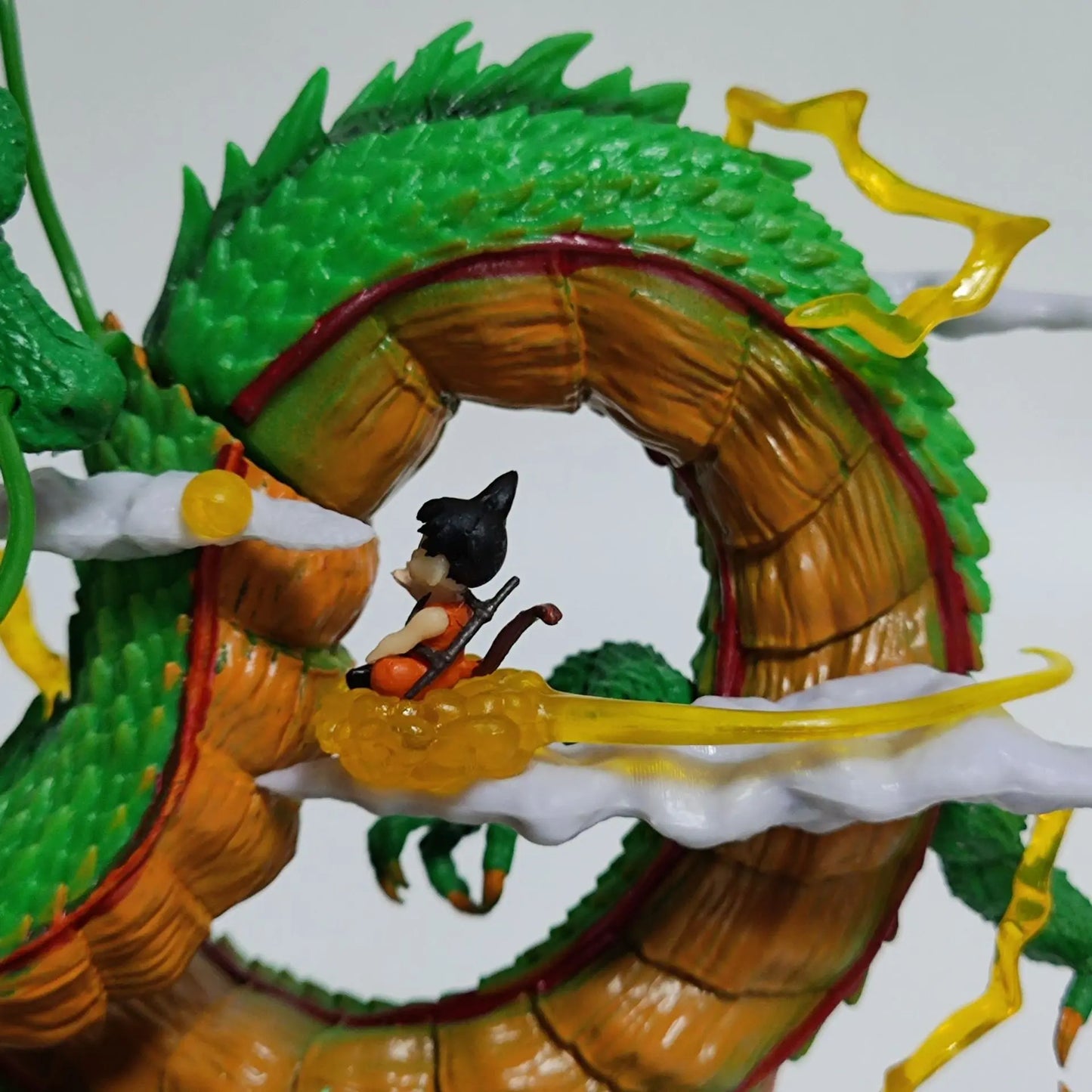 24cm Dragon Ball Anime Figure Shenron Figure Goku And Shenron Figurine Model Pvc Doll Collection Toy