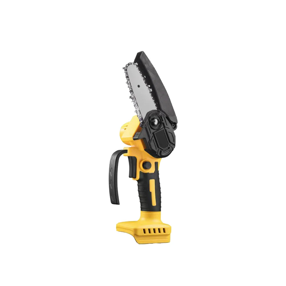 Mini Chainsaw 4/6Inch Cordless Woodworking Garden Electric Saw Cutting Power Tool Fit Dewalt/Milwaukee 18V Battery Pin