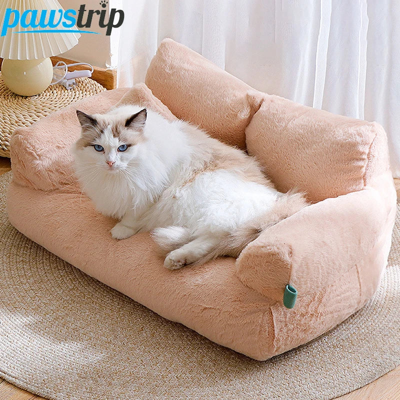 Luxury Cat Bed Sofa Winter Warm Nest Pet Bed for Small Medium Dogs Cats