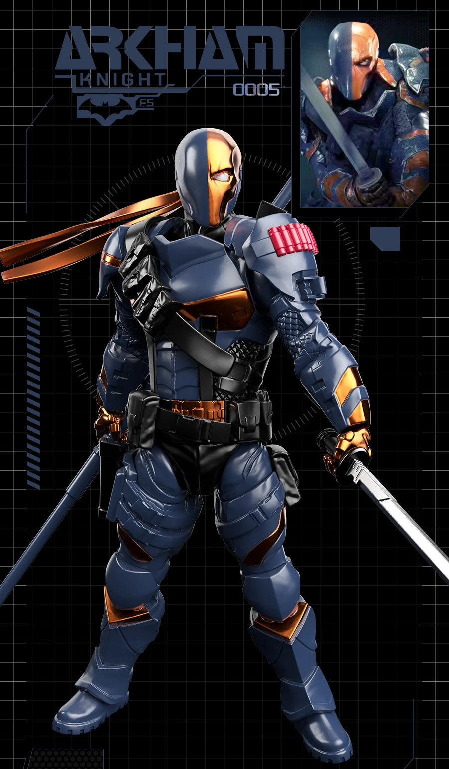 New F5 Batman Arkham Knight assembled Model Blind Box 10cm Action Figures