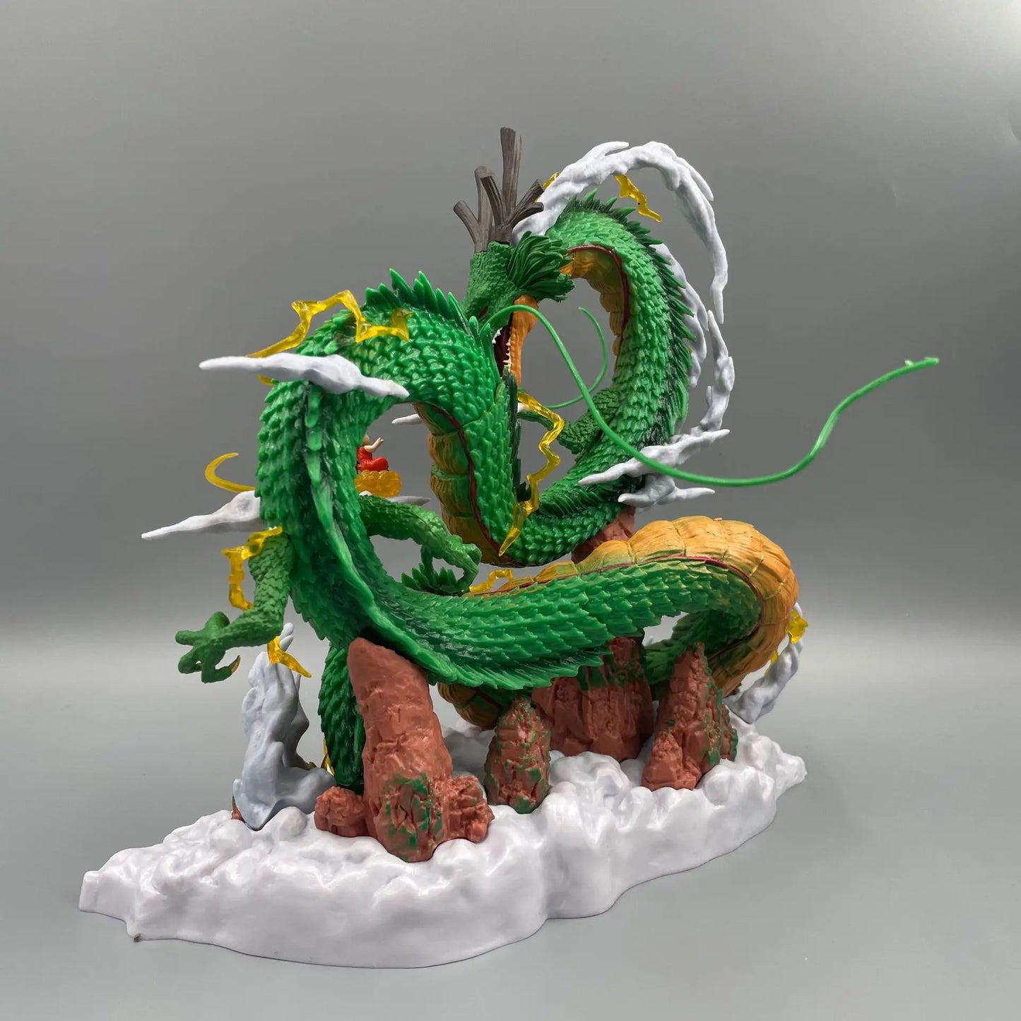 24cm Dragon Ball Anime Figure Shenron Figure Goku And Shenron Figurine Model Pvc Doll Collection Toy