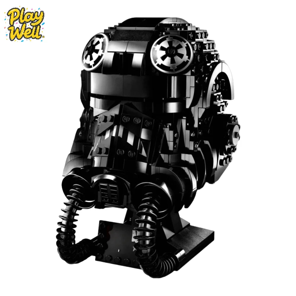 2025 Space War The Mandalorian Helmet Scout Dark Trooper Darth Vader 75429 Building Blocks Desk Decoration