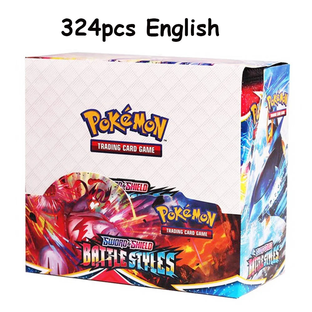 Latest 324Pcs Pokemon Cards Sun & Moon XY Evolutions Pokemon Booster Box Collectible