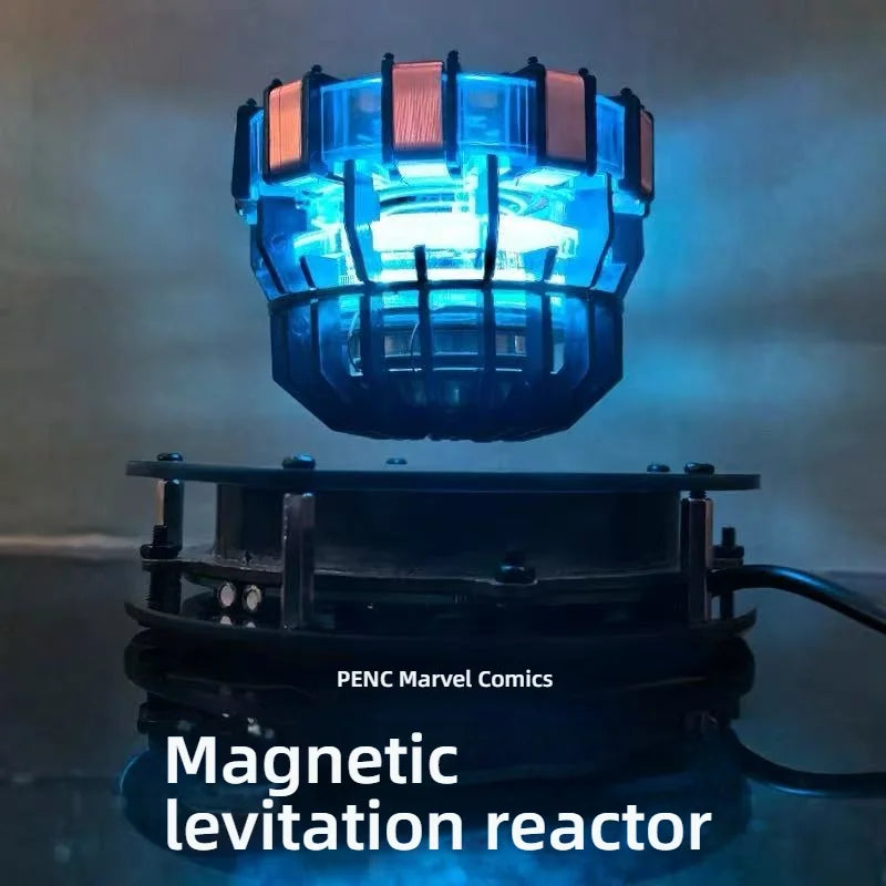 Iron Man Light Magnetic Levitation Reactor: Black Technology, Novel and Unique Desktop Decoration