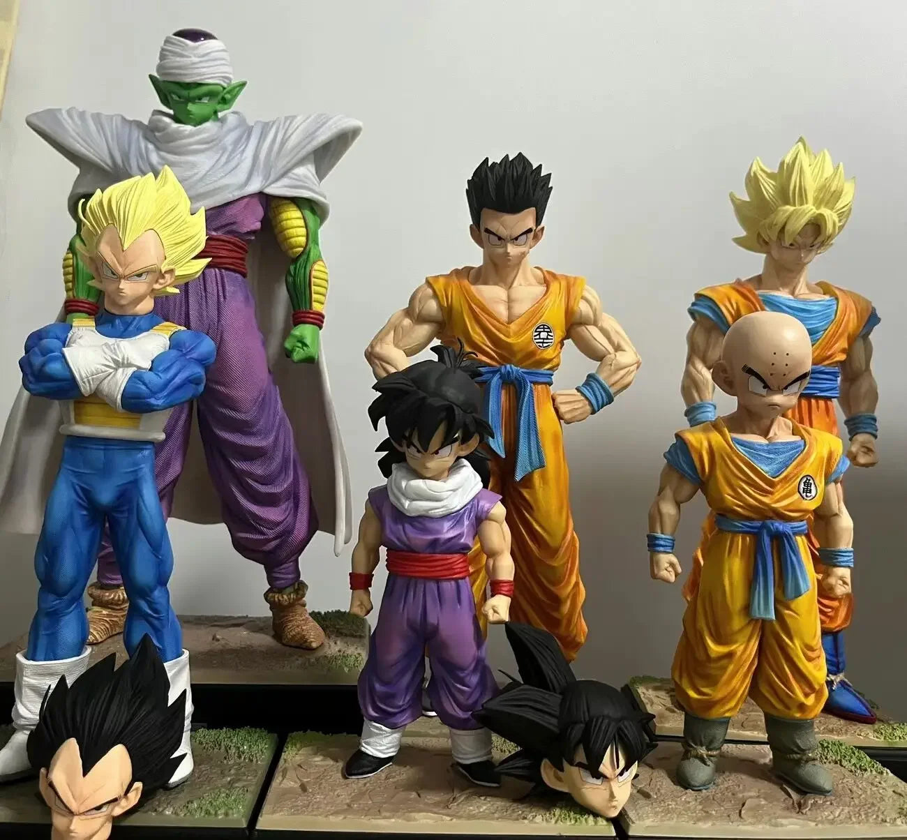 Dragon Ball Gk Z ensemble complete guerrier fils Gohan Goku Piccolo troncs Kurilin figure Manga scène