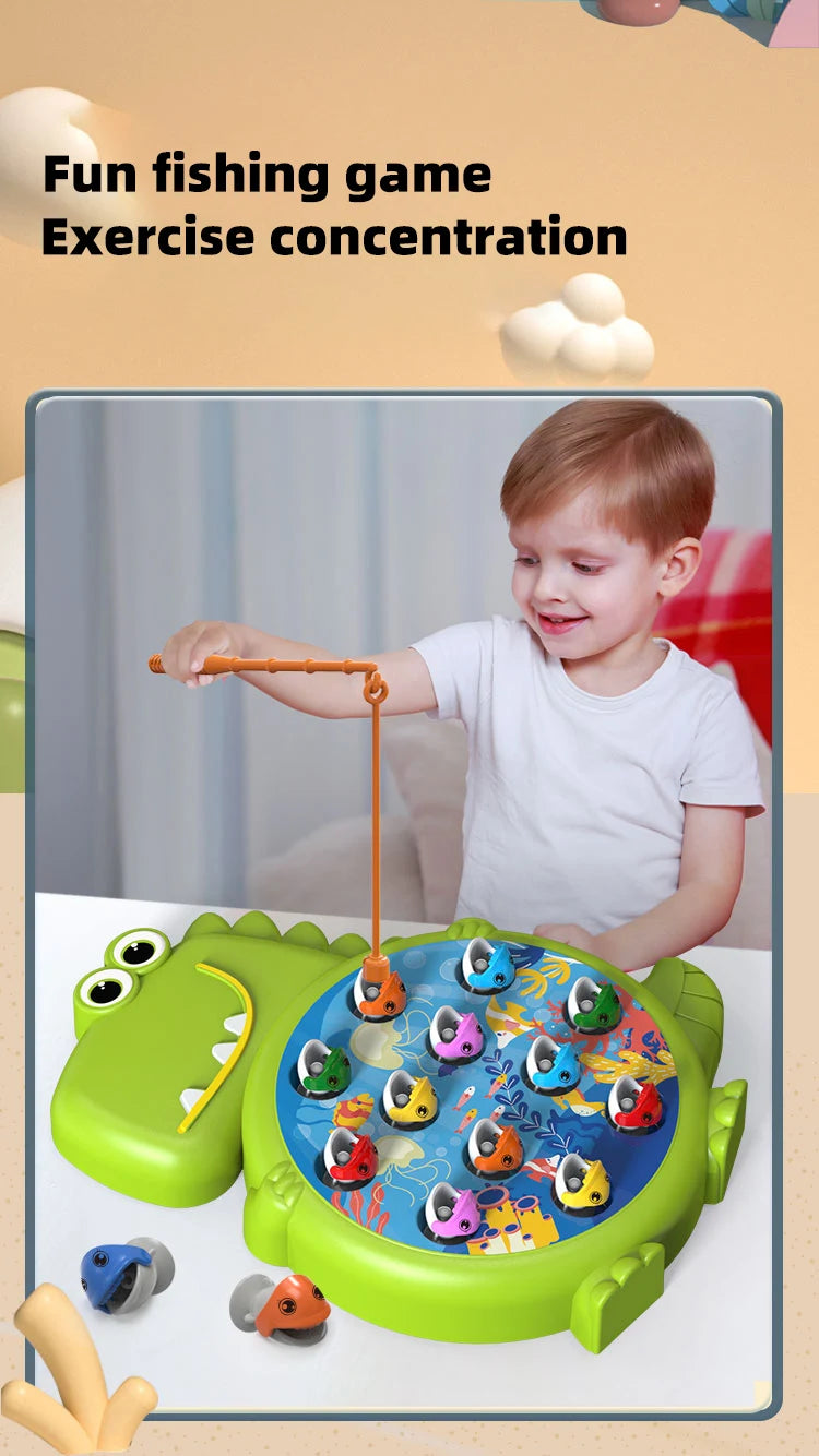Baby magnetic fishing educational toys, children's first birthday gifts,intelligence development