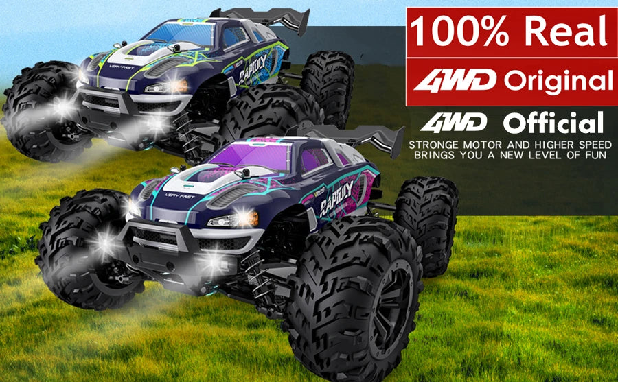 4WD 1:16 80KM/H Super Brushless 50KM/H Brushed RC Car 4x4 Off Road High Speed Drift Racing Truck Toy Kids Adults