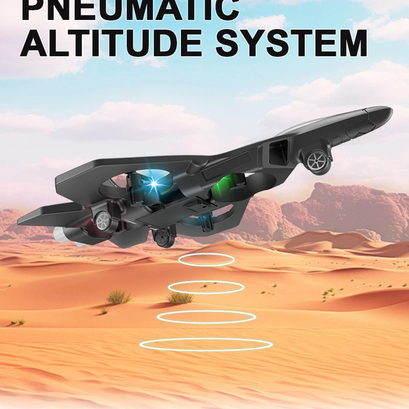2.4G Remote Control Fighter Electric Foam Glider Stunt Tumbling UAV Helicopter with LED Lights