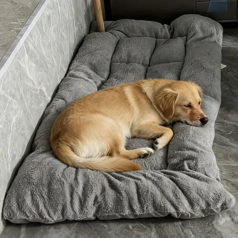 Extra Large Plush Dog Bed Sofa Thickened Super Soft Polyester Pet For Small Medium Large Dog