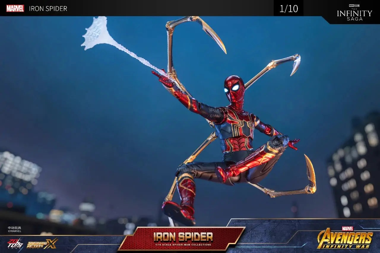 Spider Man No Way Home Action Figure Peter Parker Gold Black Red Model  Adult Collectible Toy