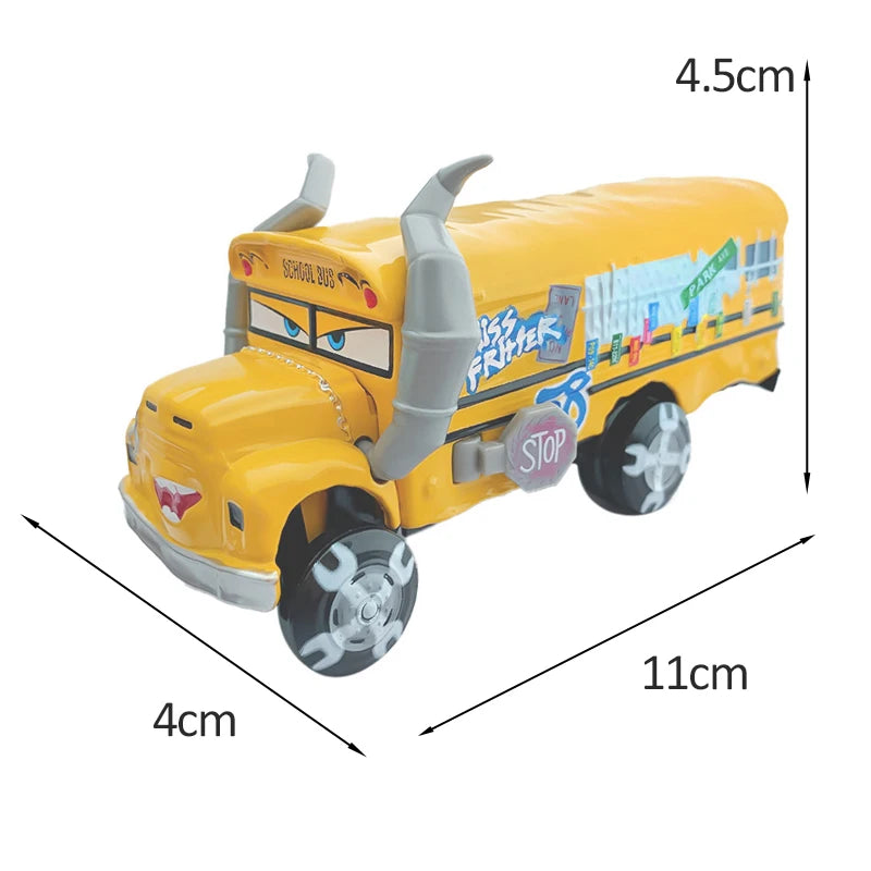 Disney Pixar Cars 3 2 Toy Lightning Mcqueen Mack Truck Mater Miss Fritter Frank Queen Cars